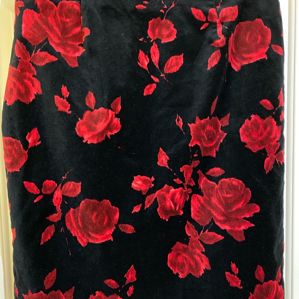 Beautiful Talbots velvet skirt.